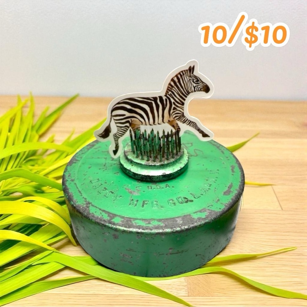 Zebra Sticker – Vinyl – Approx. 2 1/2”